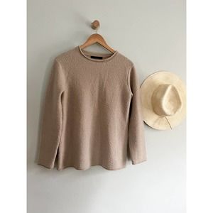 Jenni Kayne | Boucle Neutral Oatmeal Beige Sweater | Sz XS